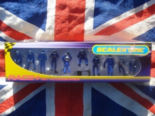 ScaleXtric C8293 RACE + PIT CREW - Tyre BLUE